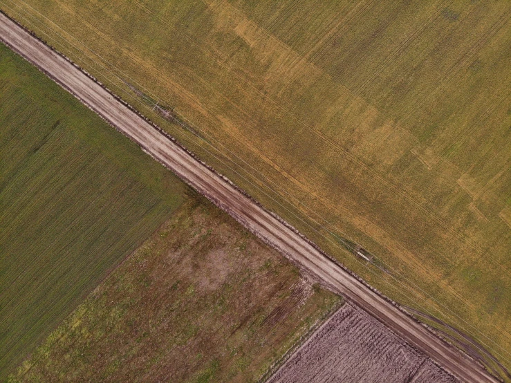 a road that is surrounded by grass