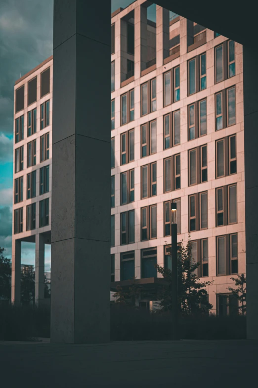 two big buildings that are side by side