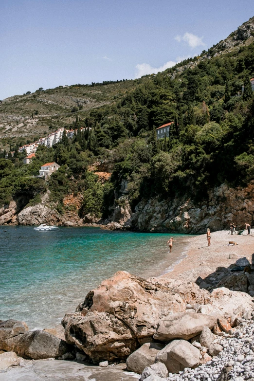 a large body of water on top of a hill