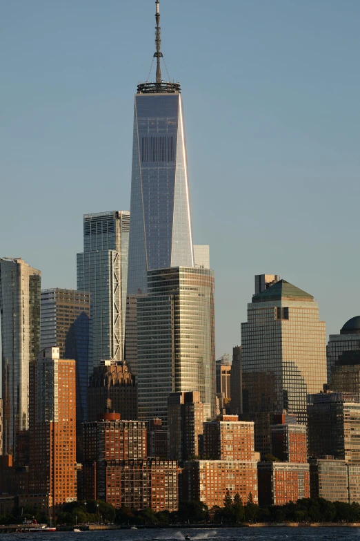 an urban city with skyscrs and other buildings