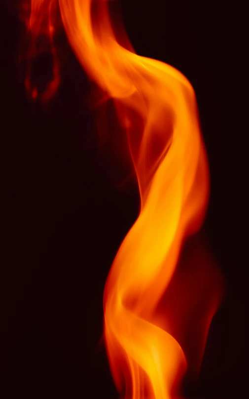 a blurry fire with orange and red flames