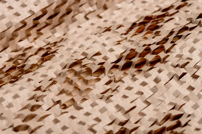 a close up of some papers with a pattern