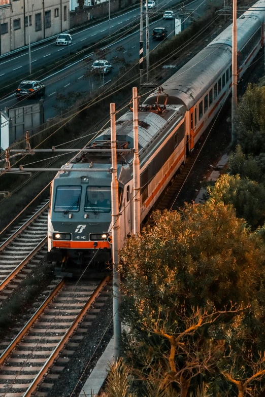 a train that is sitting on a track