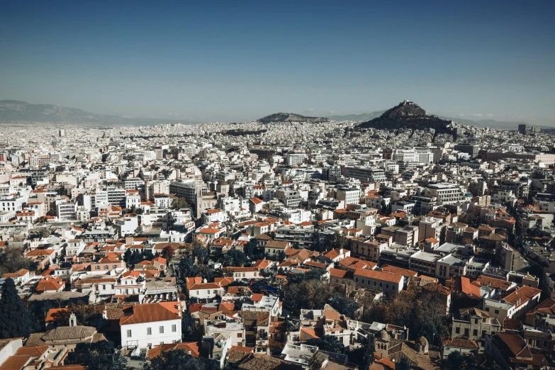 an aerial view of a city in turkey