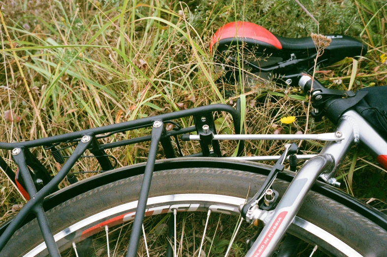 a bicycle with the seat removed from its bike