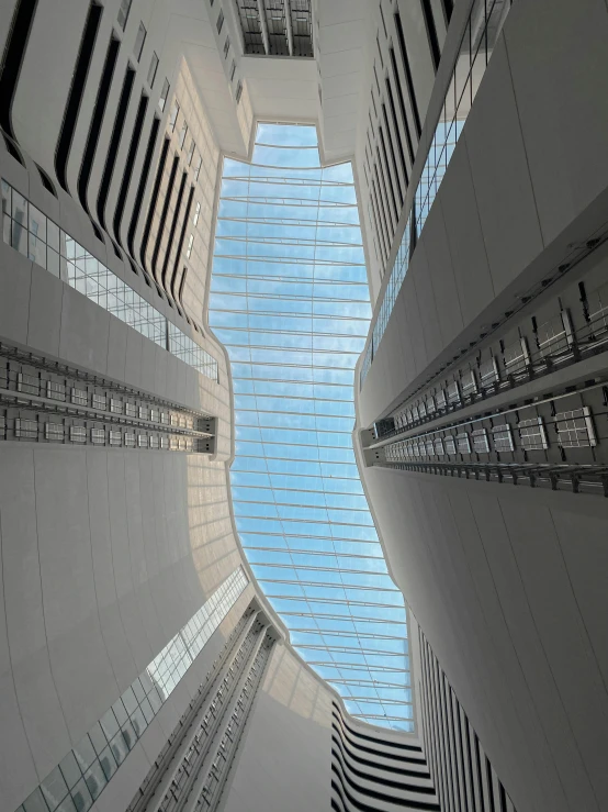 a tall building with some very high windows