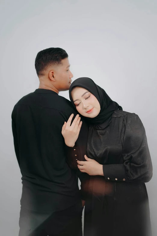 an image of an asian couple posing for a po