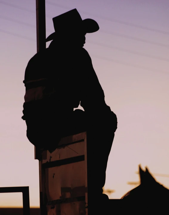 a man wearing a hat and sitting on a horse