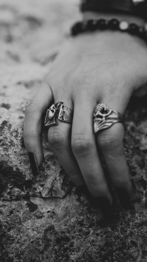 an image of a person holding their ring