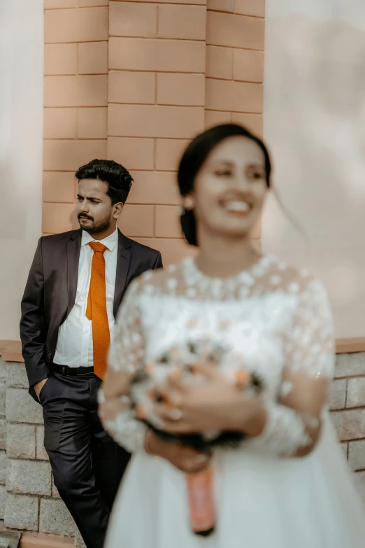 this is an image of a bride and groom