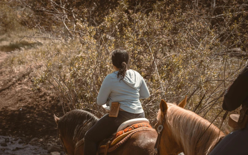 a woman that is on top of a horse