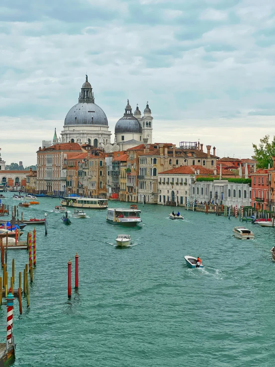 some very pretty boats in a large body of water