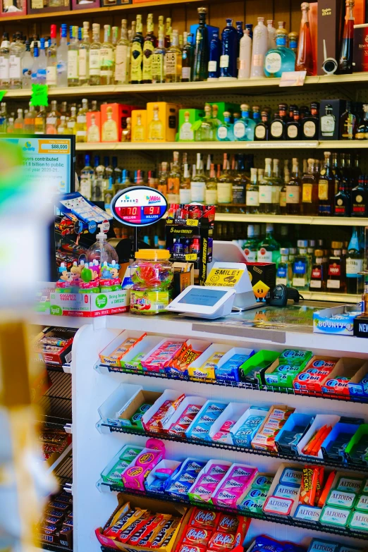 an image of a store filled with bottles