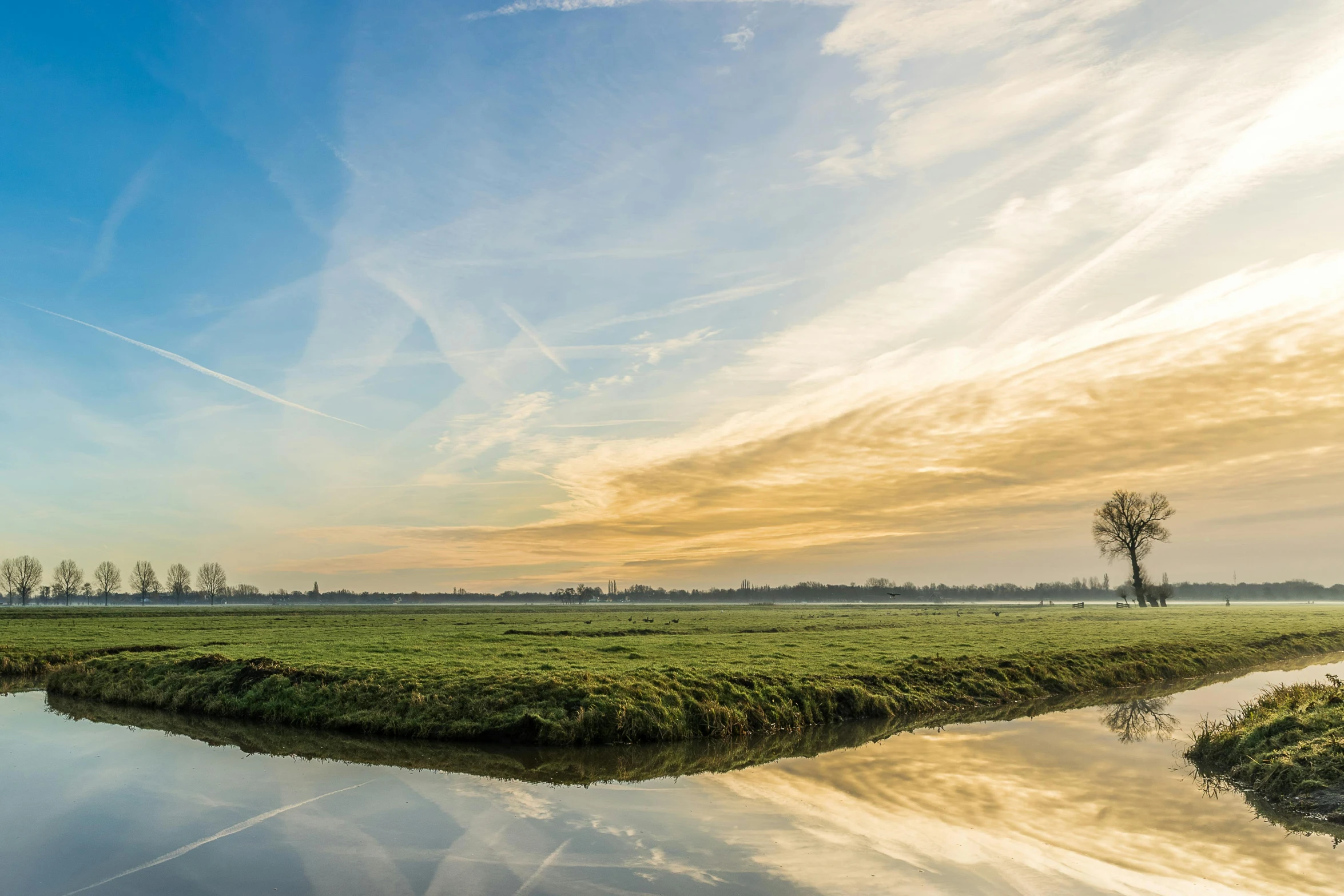 an image of a water way that has been edited to look like soing