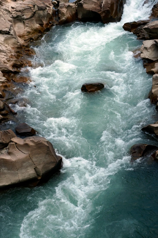 some people on some rocks by water