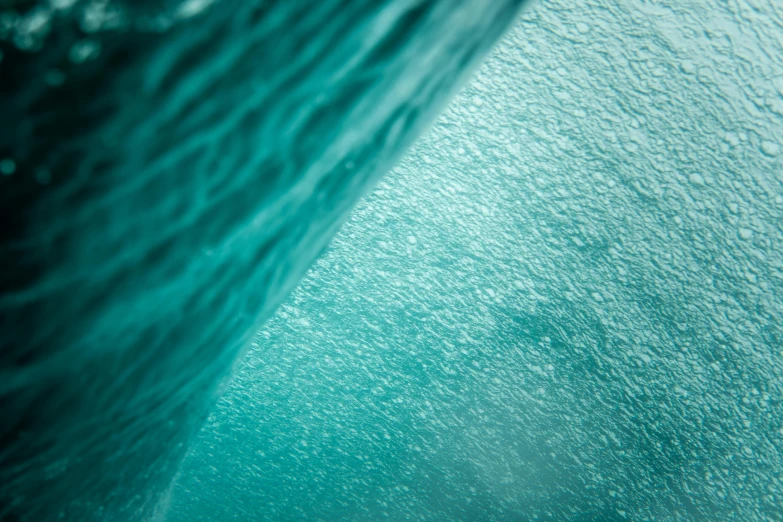 the view of water from below and up