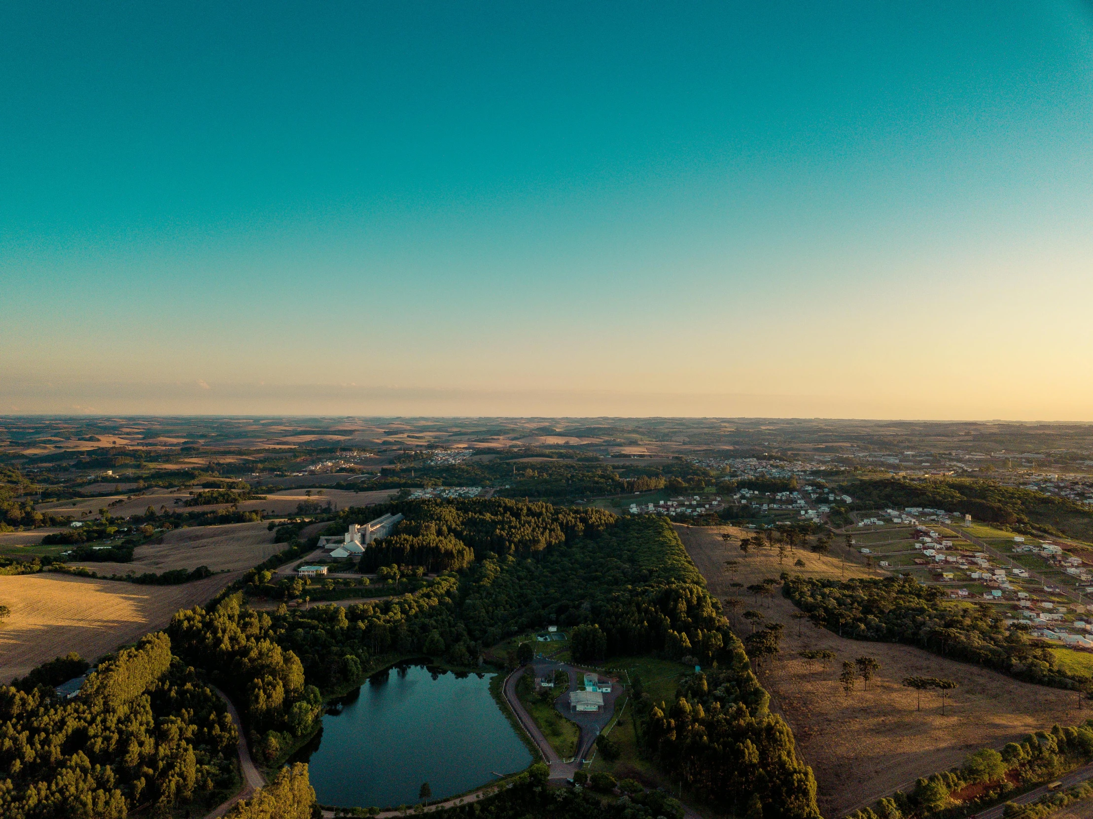 a view of an aerial po taken from the air