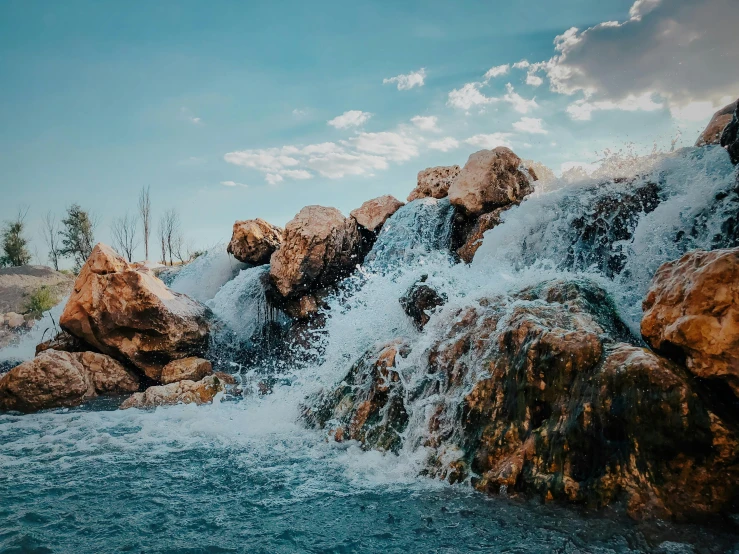 there are many waterfalls that are making waves