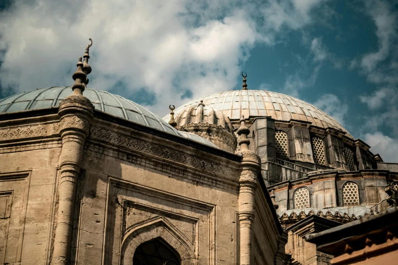 an ornate building with a dome on top