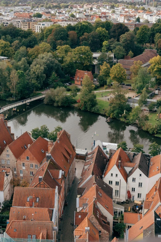 many buildings are all next to each other