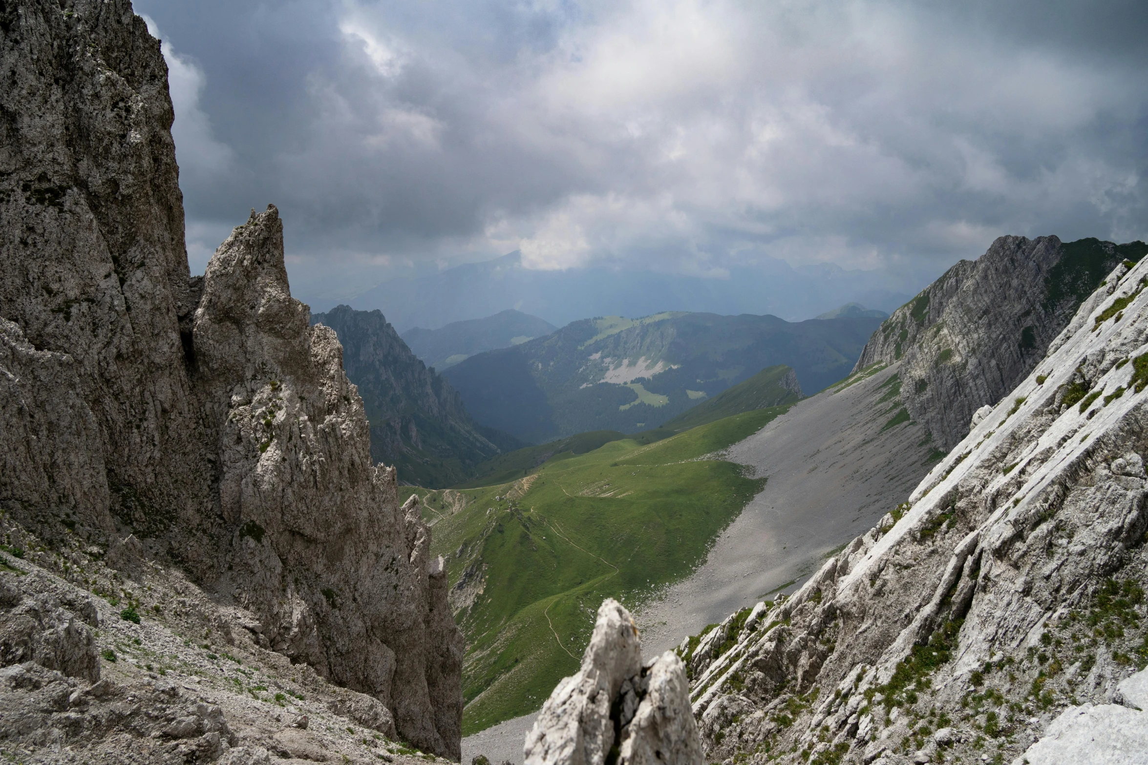 there are two mountains that seem to be in the distance