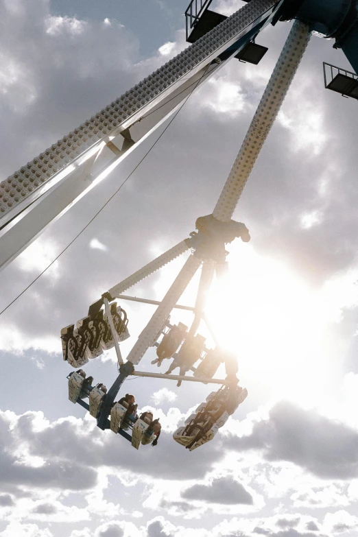 a ride with two people riding the ride