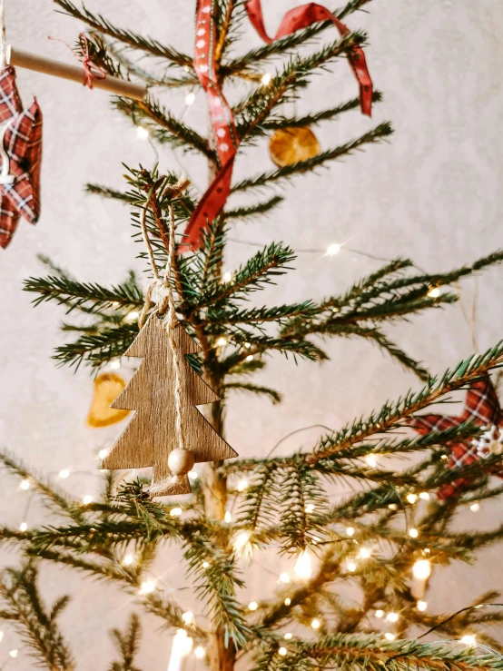 a christmas tree with a bunch of presents on it