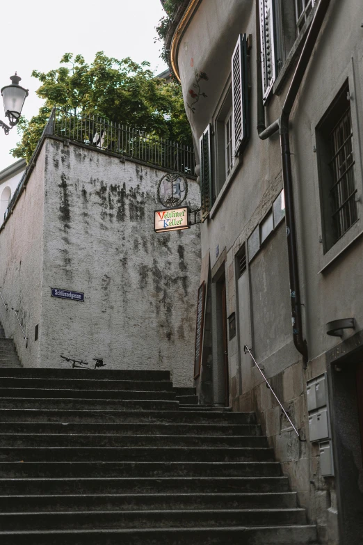 a building that has some stairs leading up to it