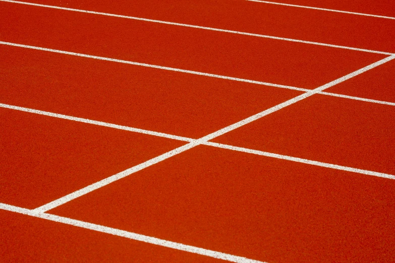 a close up view of the white line on the court