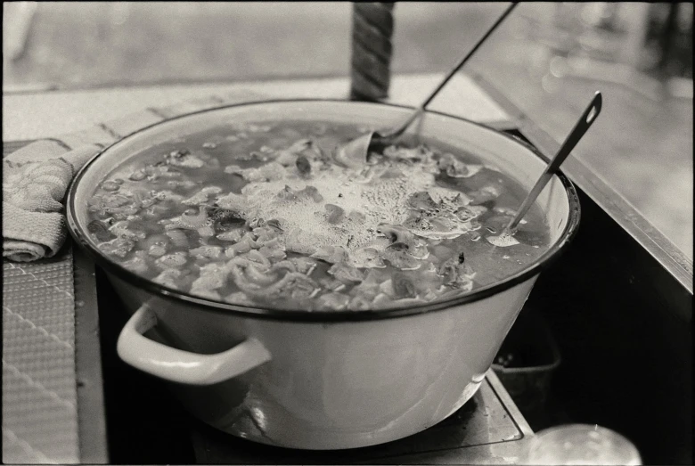 this is a bowl of meaty food in a pan