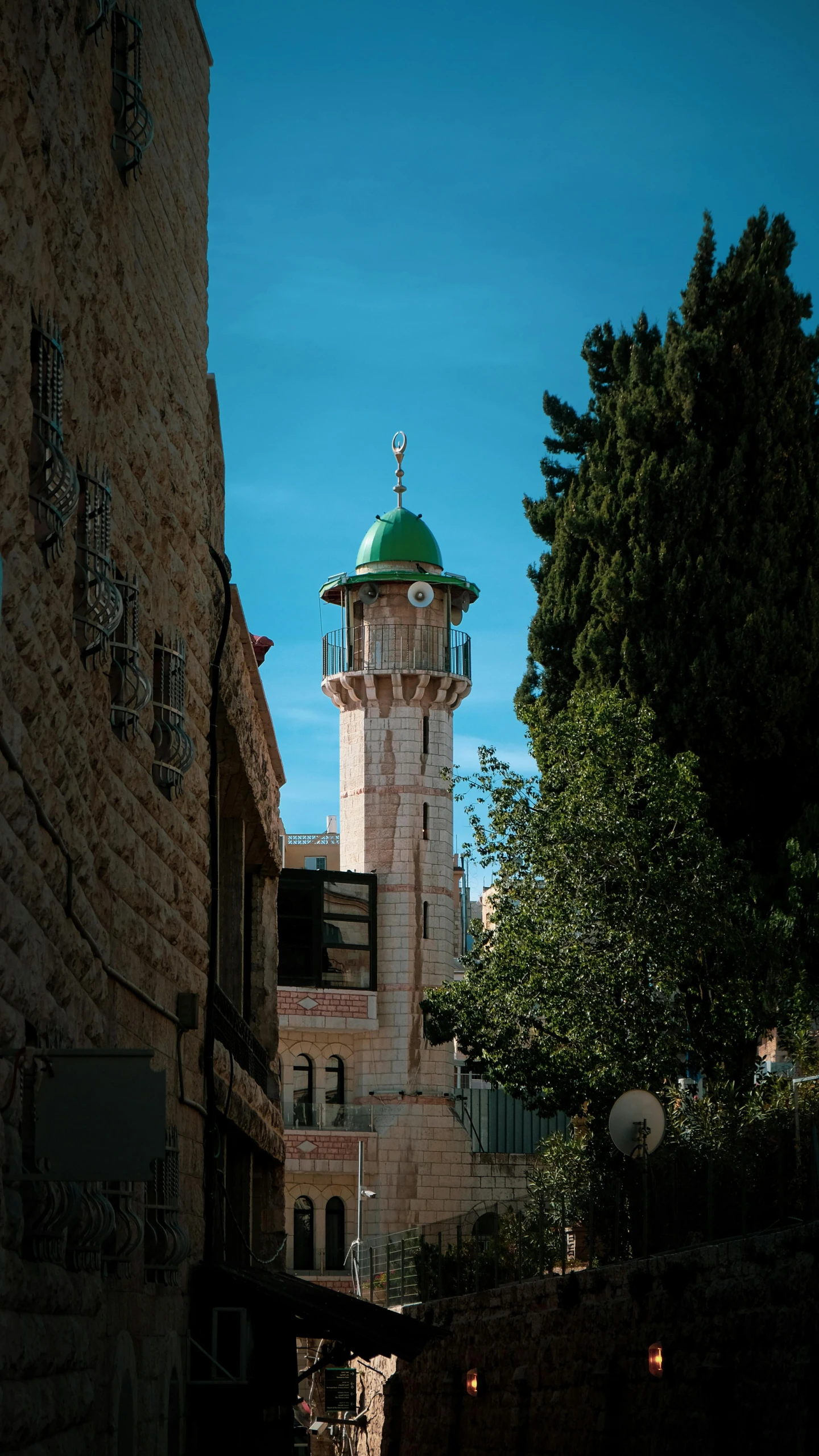 some very pretty buildings with some very pretty tower