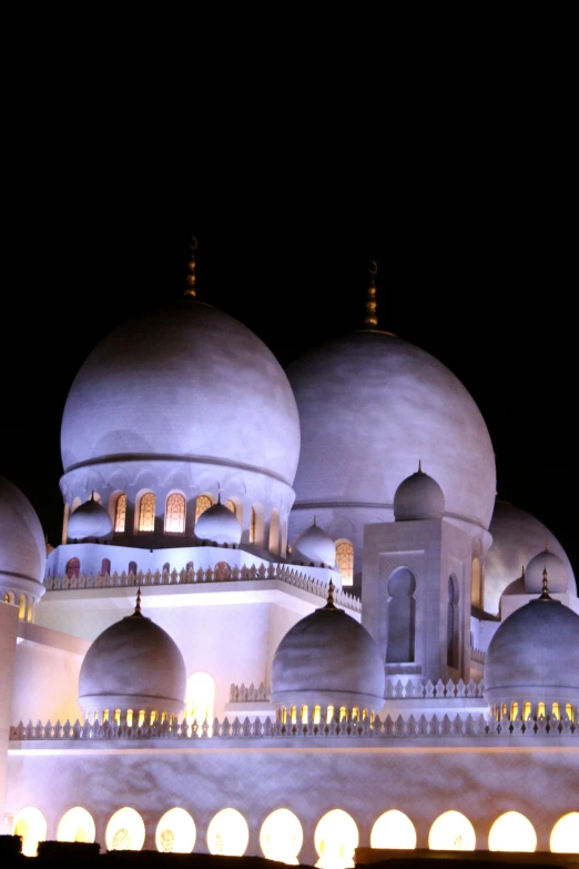 a large building with an interesting architecture pattern