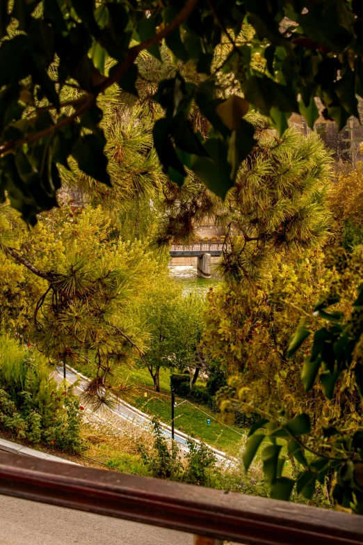 the view over a city, from an overlook deck