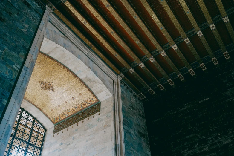 a very pretty window in a big building