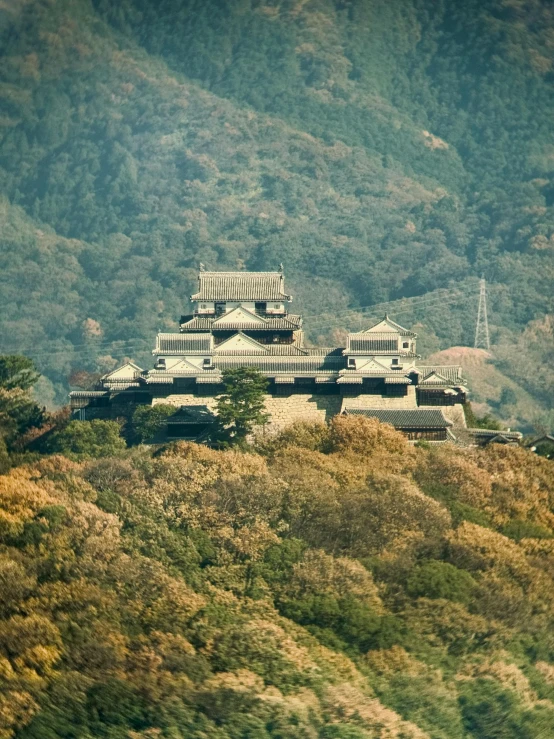 this po shows a mountain top and its surroundings