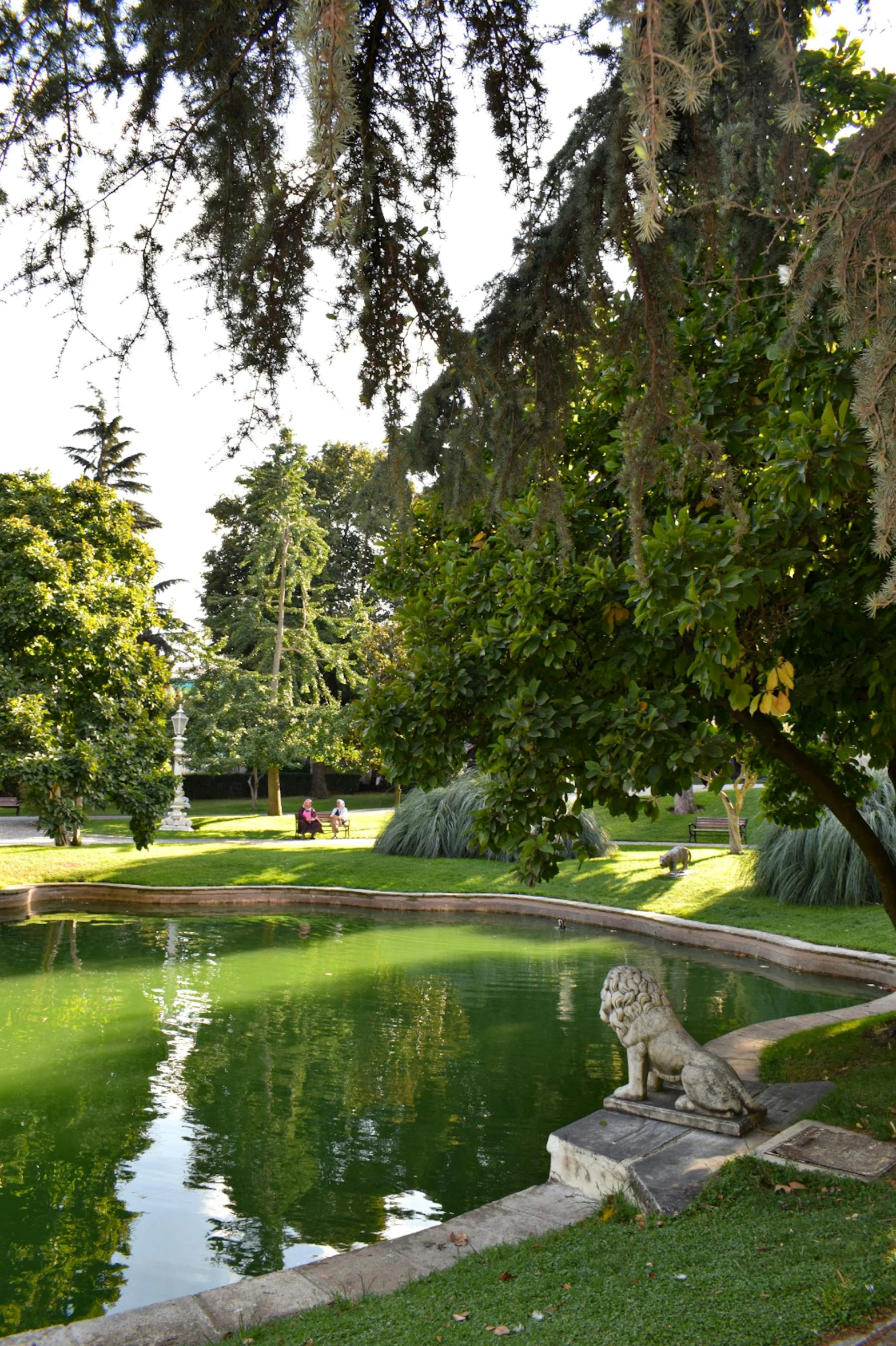 a very pretty park with some pretty water