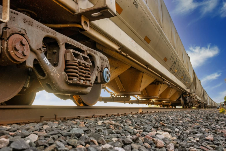 a train that is sitting on the tracks