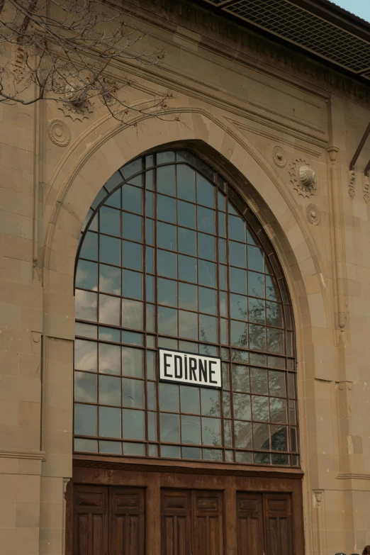 a couple of doors on the side of a building