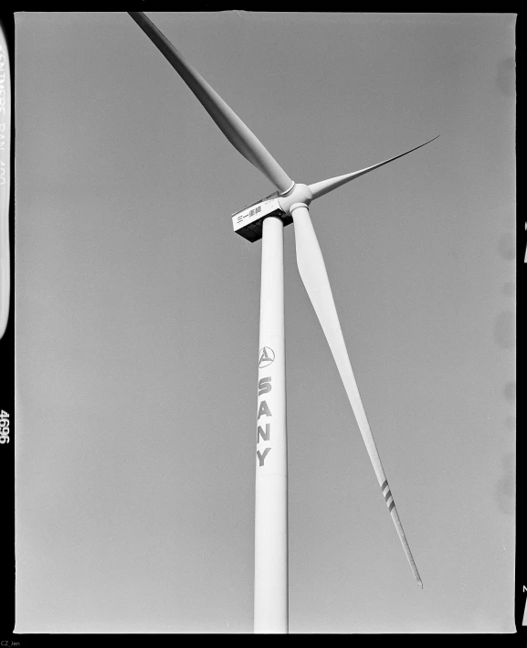 a windmill that has been made into an energy generating plant