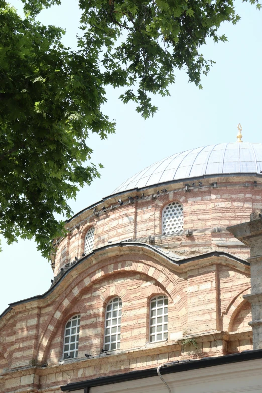 a large church building with a steeple on top