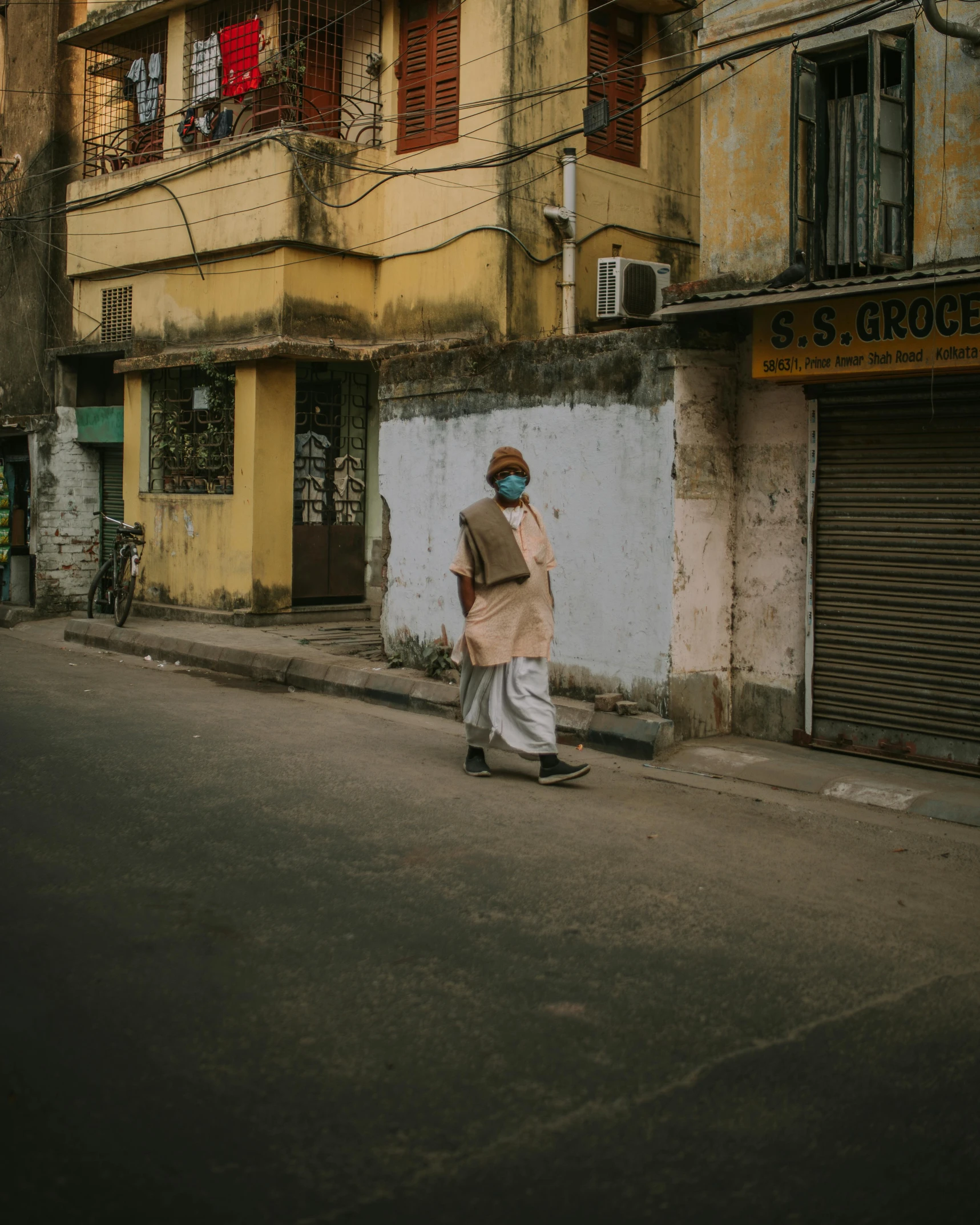 a man is riding a skateboard on the street