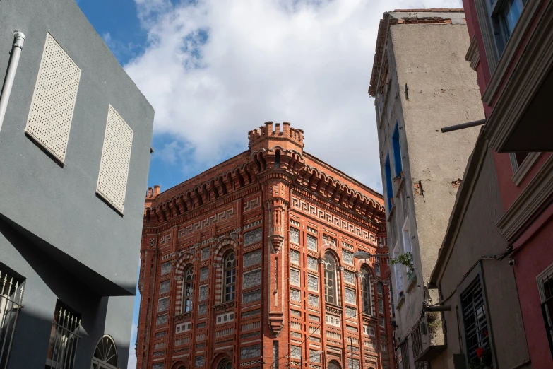 a building that is next to another building