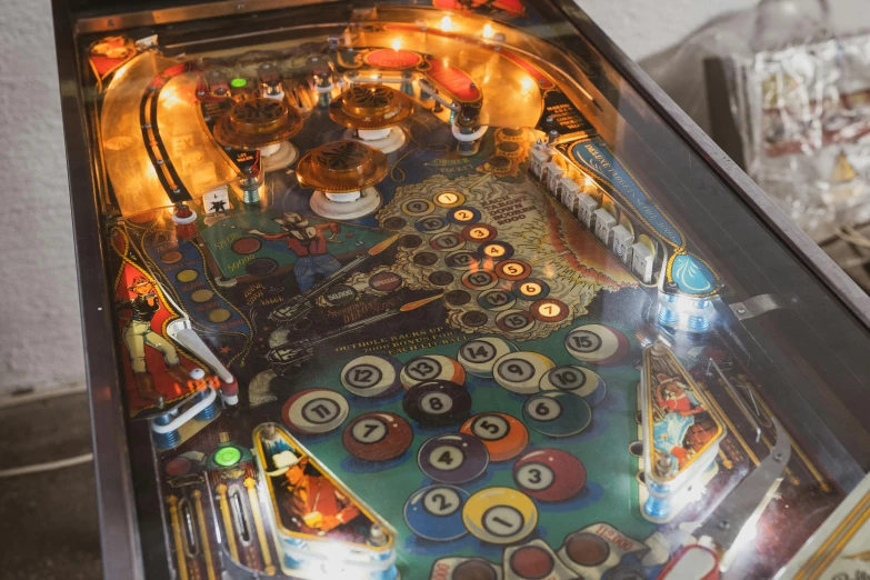 there are many items being put in the pinball machine