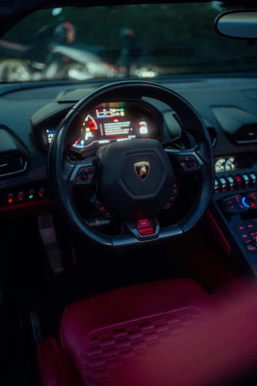 dashboard and interior s of a racing car