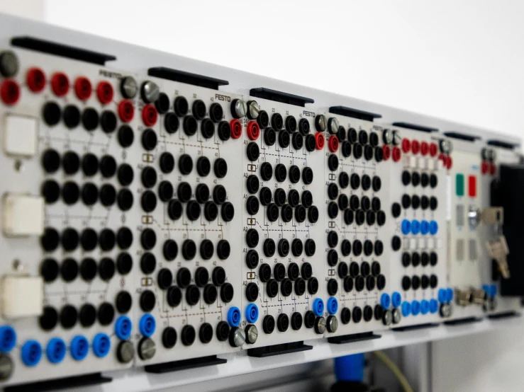 electronic equipment with various ons and ons in the middle