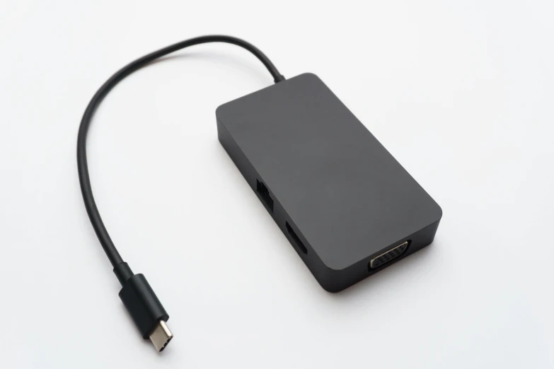 an external external usb with the cord connected to it