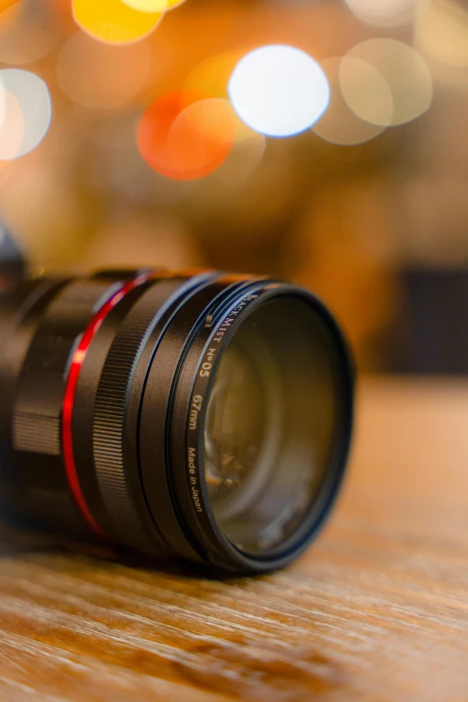 a canon camera is on top of a table