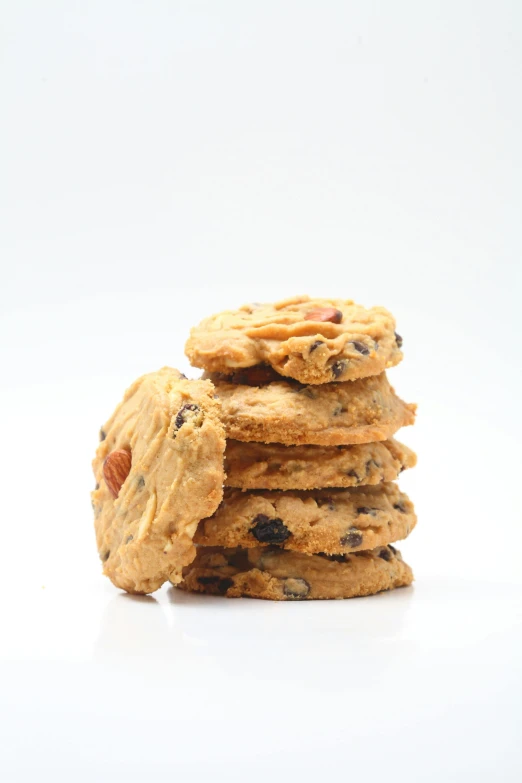 a pile of cookies sitting on top of each other