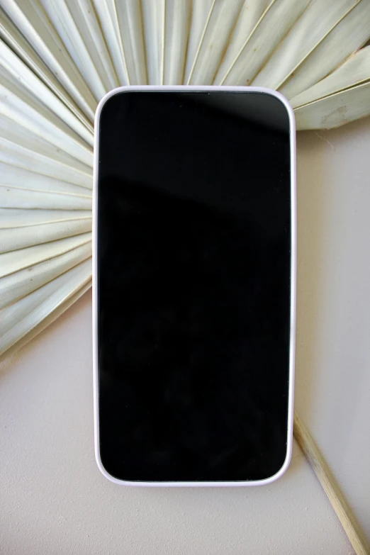 a black screen and gold edges on an antique cell phone