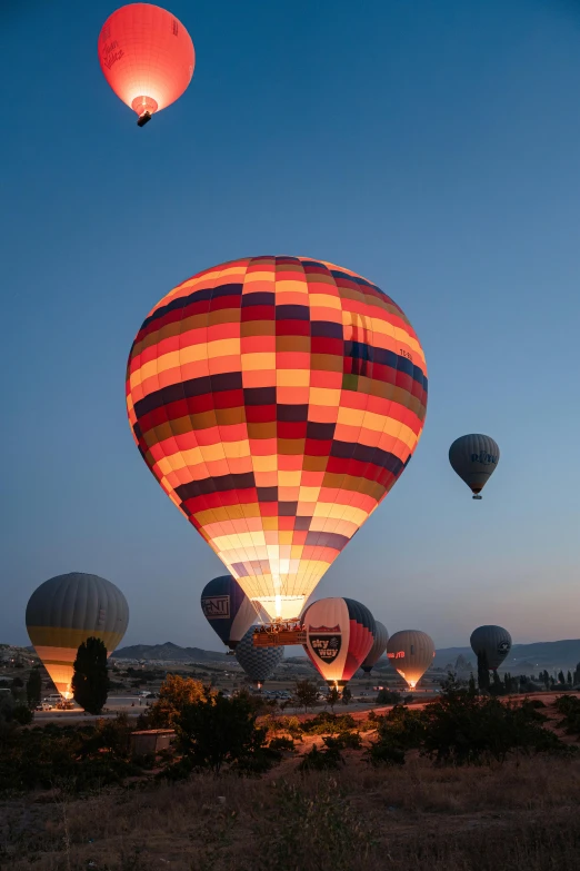 an image of a bunch of  air balloons in the sky